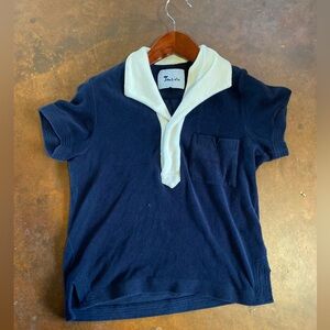Tombolo Organic Cotton Navy Blue Polo Shirt XXS Unisex